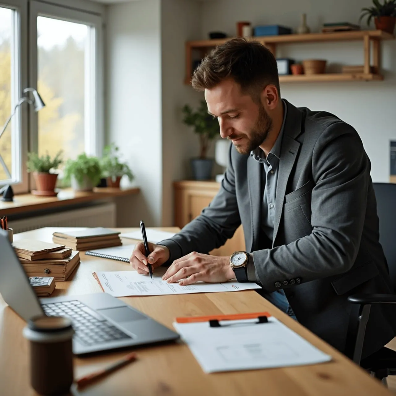 A laptop on a small business desk — ai business team in Arlington, TX